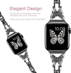 Watch Band Diamond Small Butterfly