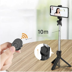 Selfie Stick with Mobile Phone Live Support