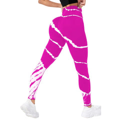 Tie-dye Stripes Seamless Yoga Pants Hip Lifting Sport