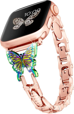 Watch Band Diamond Small Butterfly