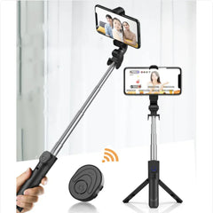 Selfie Stick with Mobile Phone Live Support